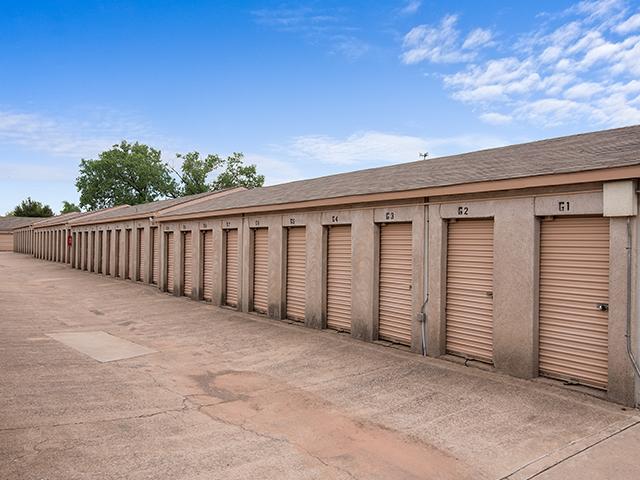 Storage units row